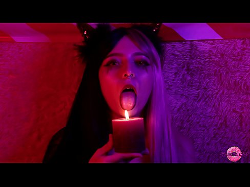 ❤️ Broche apaixonado de Succubus Sexy com preenchimento da boca ️ Porno em nós